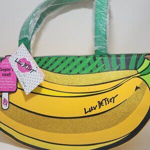 RARE Betsey Johnson Banana Bag